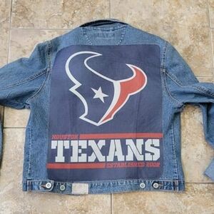 Texans denim jean jacket